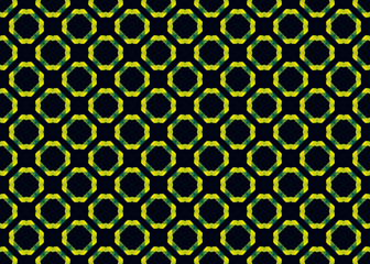 Seamless geometric pattern design illustration. Background texture. Used gradient in green, black colors.
