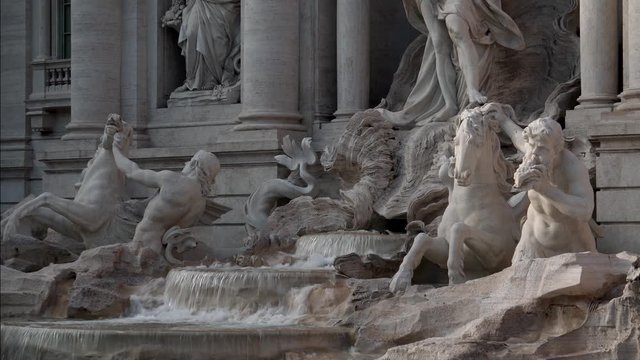 Roma, Italia. Dettagli Fontana di Trevi 
