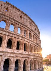 Fototapeta premium The Colosseum located in Rome, Italy..