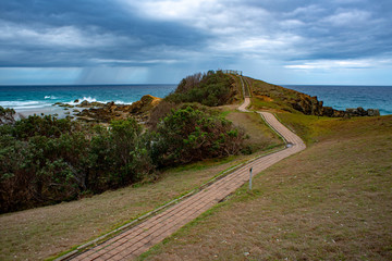 Cape Byron Lookout, the Most Easterly Point of the Australia Mainland, photo taken on a Dramatic...