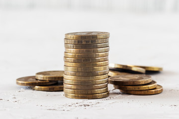 Stack of coins