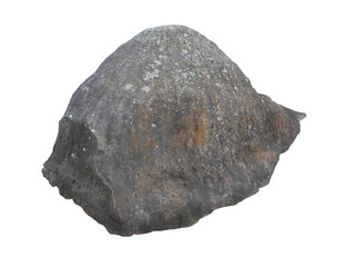 rock isolated on white background