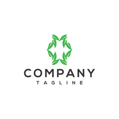 Leaf, flower, health icon logo is perfect for the business of fitness, meditation, health, nutrition