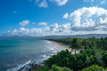Port Douglas Four Mile Beach in Tropical North Queensland close to Daintree Rainforest National...