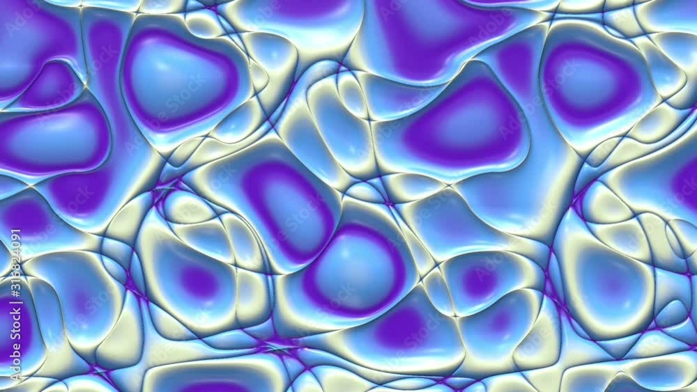 Poster liquid paint looping animated background. fluid flowing wavy texture, 3d render dynamic wallpaper. s