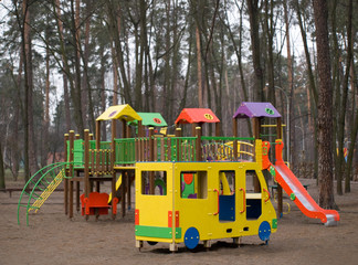  children's playground in the park