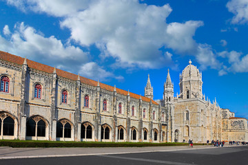 Obraz premium The Jeronimos Monastery, Lisbon, Portugal