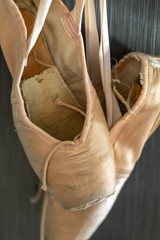 Old and used ballet slippers © MaryHerronPhoto