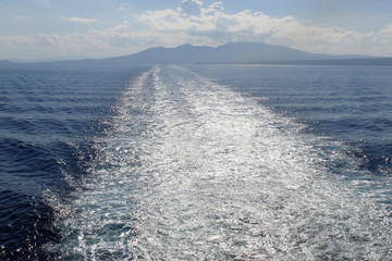 Farewell to the coast of the beautiful continent