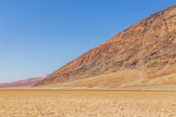 Fototapeta na wymiar View of the salt pan in Death Valley National Park, California, USA.
