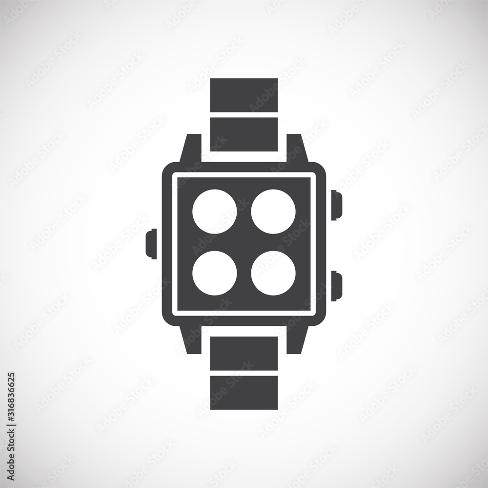 Poster technology related icon on background for graphic and web design. simple illustration. internet conc