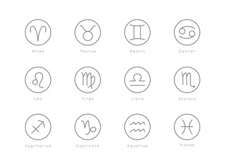 Vector illustration of zodiac sign.