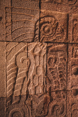 Teotihuacan, Mexico -May 2019 Most important and largest pre-Columbian city in Mexico and site of many of the most architecturally significant Mesoamerican pyramids built in the pre-Columbian Americas