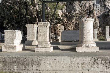 Ancient Ruins at Acropolis of Athens, Greece