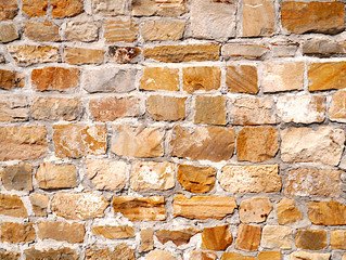 Masonry stone wall texture, background