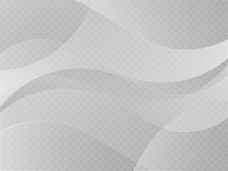 Abstract geometric background with gray waves. Vector design