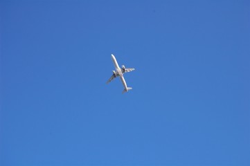 airplane in the sky