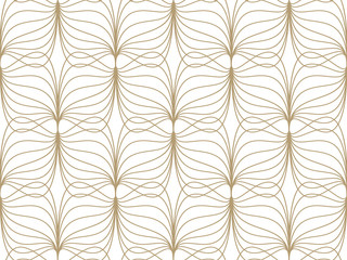 Abstract wavy lines seamless pattern. Geometric pattern for clothes and wallpapers.