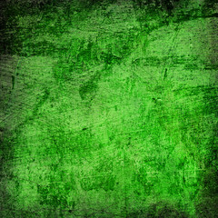 Green background with elegant vintage texture