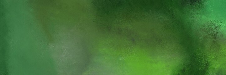 decorative horizontal design background  with dark olive green, very dark green and moderate green color