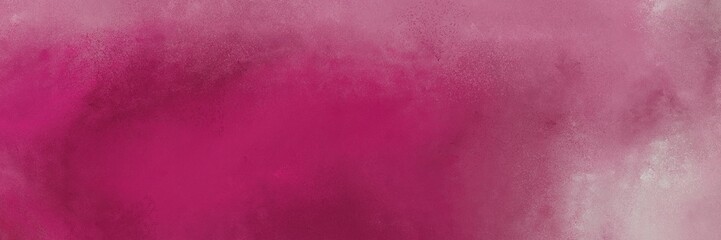 aged horizontal banner with dark moderate pink, pastel purple and rosy brown color