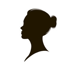 beautiful female profile