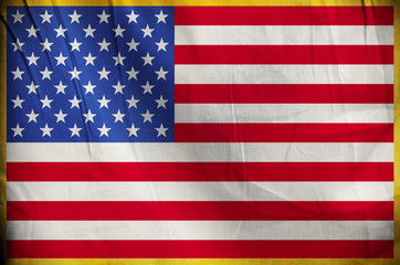 Grunge USA Flag background texture