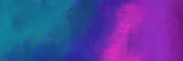 antique horizontal background texture with dark slate blue, dark orchid and moderate violet color