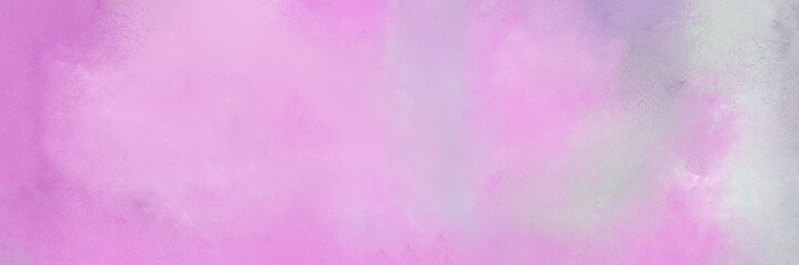 antique horizontal header with plum, light gray and orchid color