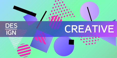 Geometric abstract background.