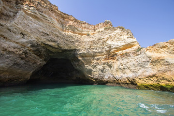 Benagil Sea Cave on Praia de Benagil, Portugal