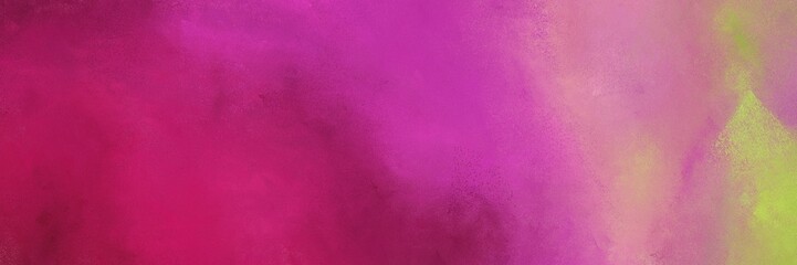 aged horizontal background with mulberry , medium violet red and dark khaki color