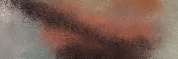 grunge horizontal background with pastel brown, very dark pink and old mauve color