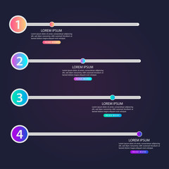 Business Infographics. Vector business template for presentations. Creative concepts for infographics.