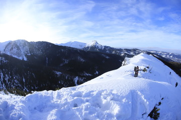 Fototapeta na wymiar Hiking in Tatra Mountains