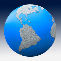 Abstract image of Earth in the outer space collage. Our home concept.