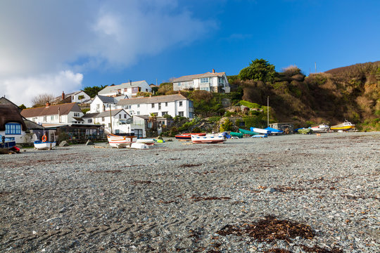 Porthallow Beach Cornwall England UK