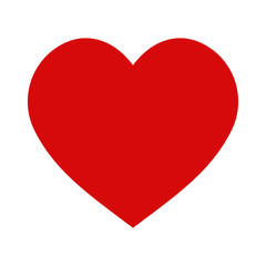 Heart icon flat vector design