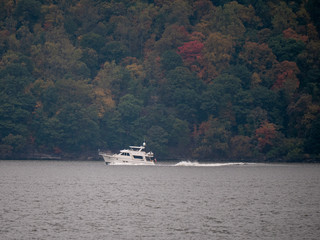 boat in autumn