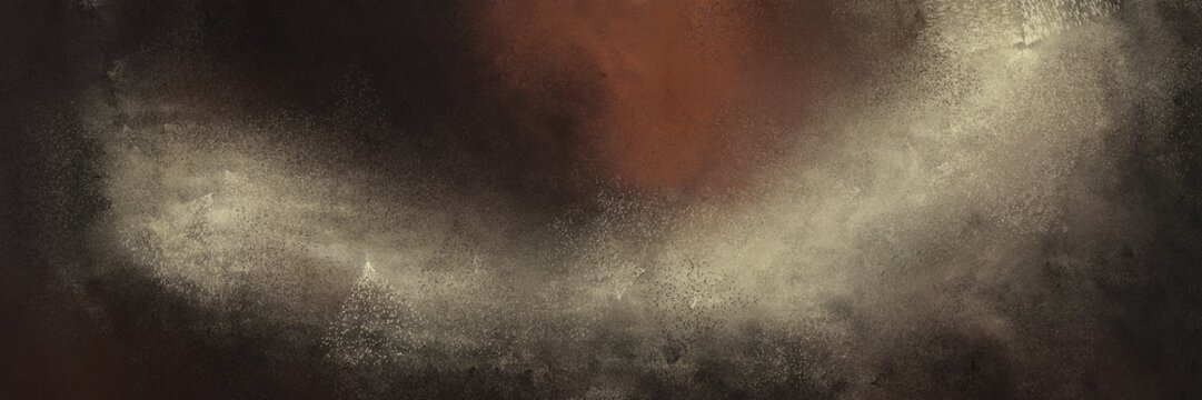antique horizontal background header with very dark violet, tan and gray gray color