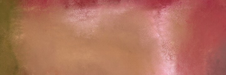 Fototapeta premium retro horizontal background header with indian red, brown and baby pink color