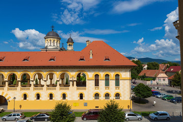 Alba Iulia,Romania,7,2019; Alba County is one of the most important urban centers of Romania, a place of monumental historical significance