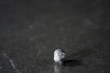 Ammunition for air pressure sports weapons with caliber 4.5 mm Photographed in the studio