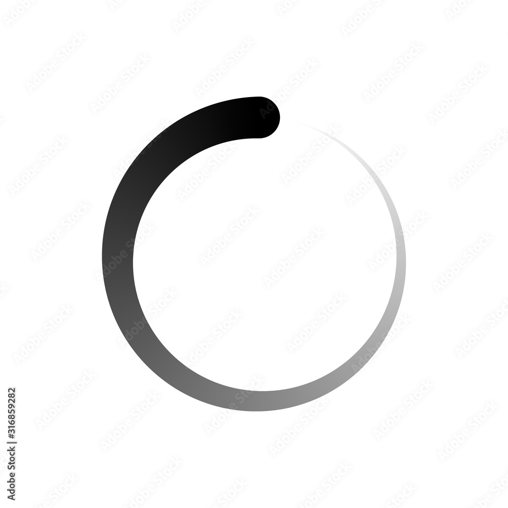 Poster loading vector icon. load. loading for site design. computer icon. load system. data load. loading b