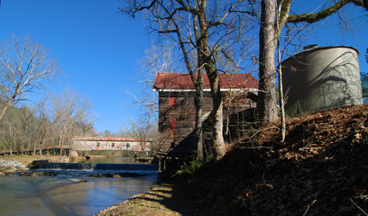 The historic Kymulga Bridge and Grist Mill