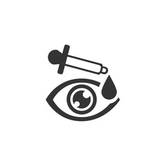 eye drop icon vector illustration for website and graphic design