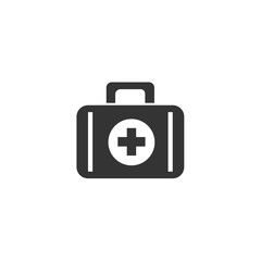 first aid kit icon vector illustration for website and graphic design