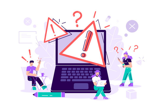 404 Error Web Page Vector Illustration