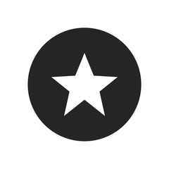 Star vector icon in modern design style for web site and mobile app