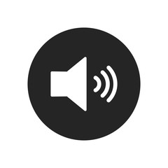Sound vector icon in modern design style for web site and mobile app